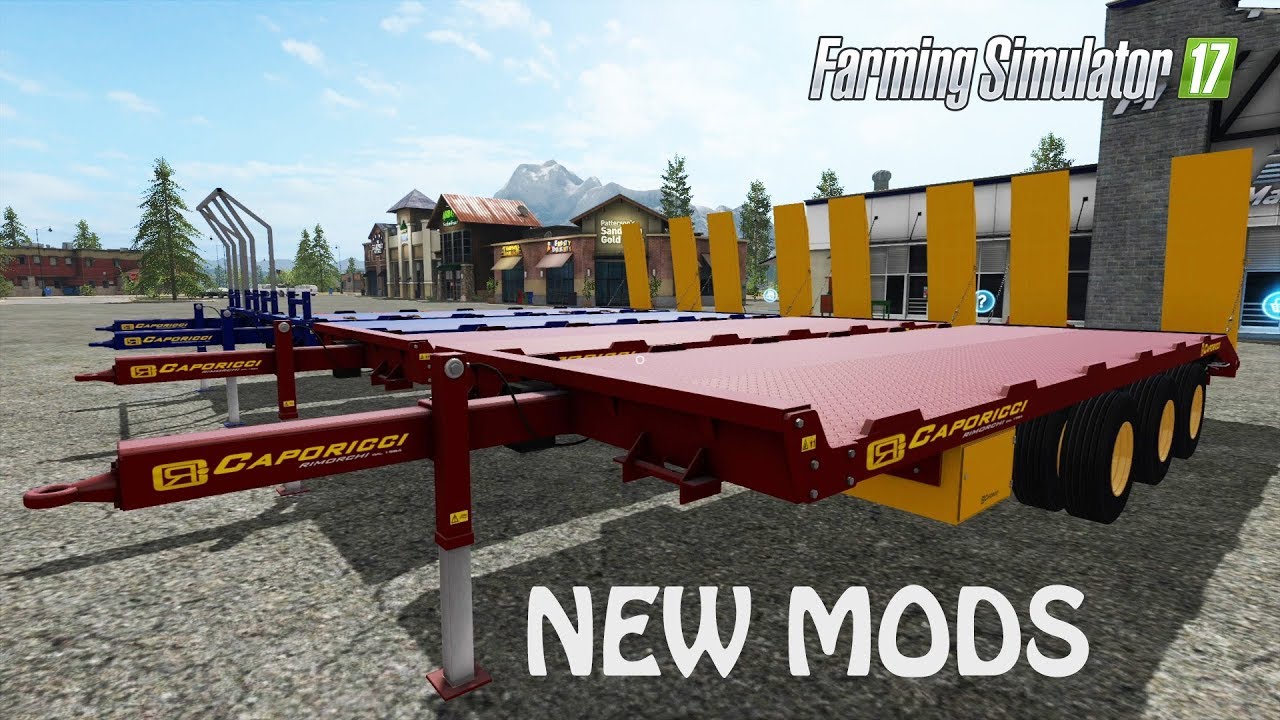 NEW MODS in Farming Simulator 2017 | NEW LOWBED WAGON IS HERE AUTOLOAD | PS4 | Xbox One